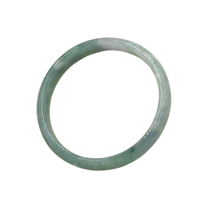 High Quality 50–60mm Natural-Colour Jade Light Purple Blue Bangle Bracelets Feng Shui Jewelry Gift for Her Mom Grandma Personalized