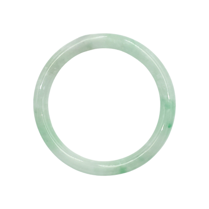 High Quality 48–72mm Natural-Colour Jade Green White Bangle Bracelets Gift for Her Mom Grandma Feng Shui Personalized Jewelry