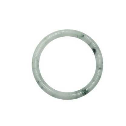 High Quality 48–72mm Natural-Colour Jade Grey White Green Spot Bangle Gift for Her Mom Grandma Feng Shui Personalized Jewelry
