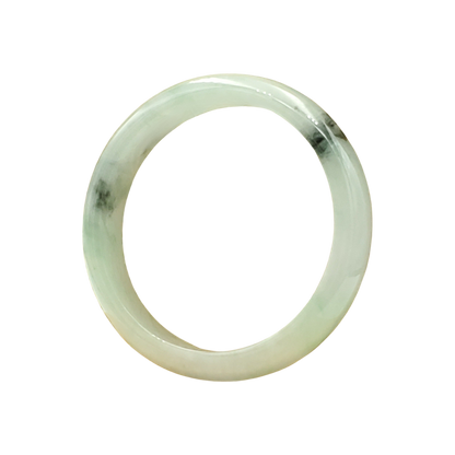 High Quality 48–72mm Natural-Colour Jade White to Light Green YingMart Bangle Gift for Mom Grandma Sister Mens Feng Shui Personalized