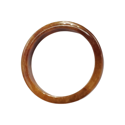 High Quality 48–60mm Jadeite Jade Orange "YingMart" Bangle Mens Mother Sister Feng Shui Gift for Her Personalized - Best Price