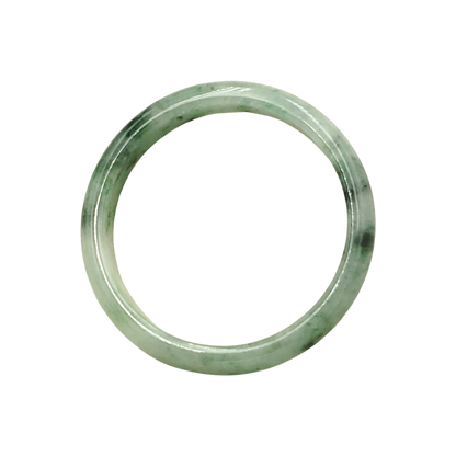 High Quality 48–72mm Natural-Colour Jade White YingMart Bangle Bracelets Burmese Gift for Her Grandmother Sister Mom Mens Feng Shui