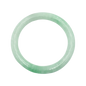 High Quality 48–72mm Natural-Colour Jade White to Light Green YingMart Bangle Jadeite Gift for Her Mom Mens Grandma Sister Feng Shui