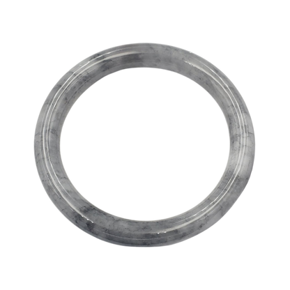 High Quality 48–72mm Genuine Type A Jade Grey White Black YingMart Jadeite Bangle Bracelets Gift for Her Grandmother Sister Mens