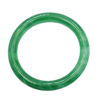 High Quality 48–72mm Jadeite Jade Green YingMart Bangle Bracelets Gift for Her Sister Feng Shui Grandma Mom