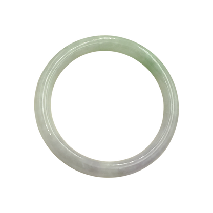 High Quality 48–72mm Natural-Colour Jade Very Light Purple Light Green YingMart Bangle Bracelets Gift for Her Grandmother Sister Mens