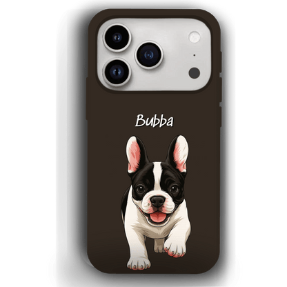 Custom Pet Phone Case for iPhone 17 by YingMart – Personalized Photo Cover with Pet Image & Name, Protective Case for Pet Lovers