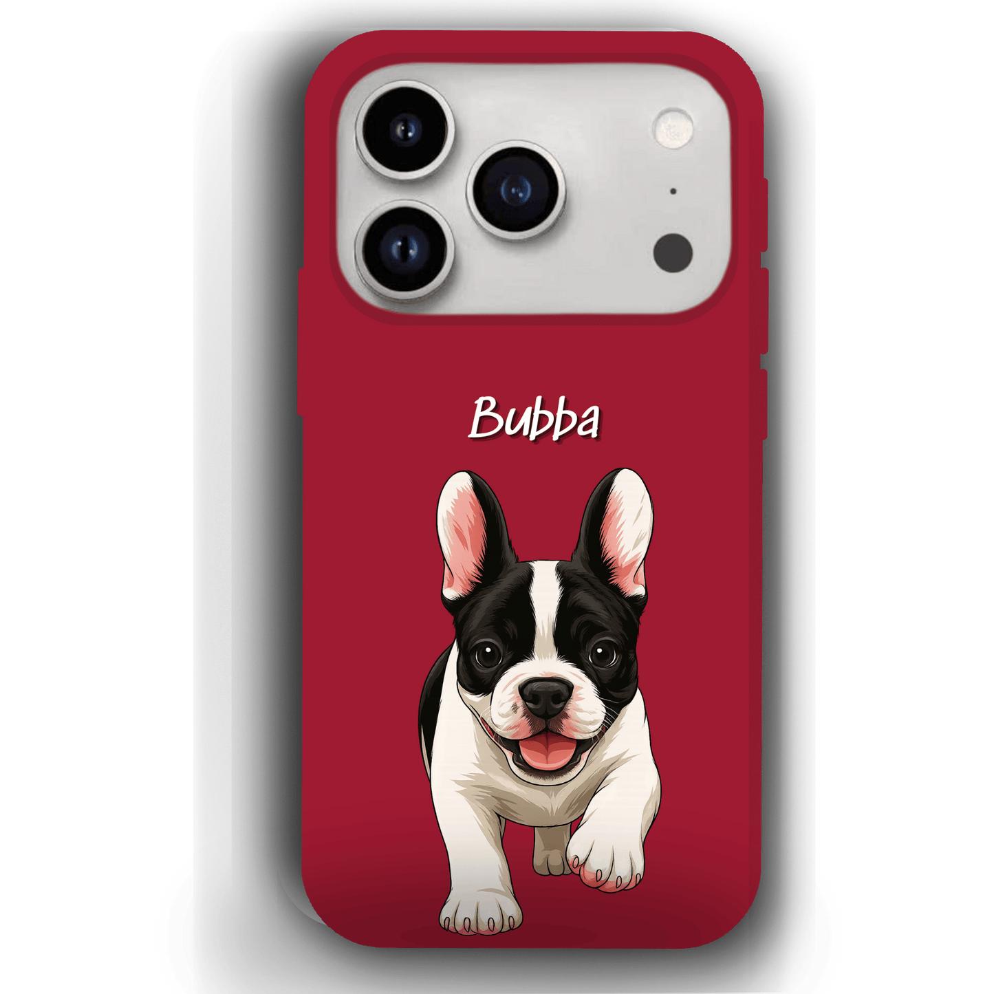 Custom Pet Phone Case for iPhone 17 by YingMart – Personalized Photo Cover with Pet Image & Name, Protective Case for Pet Lovers