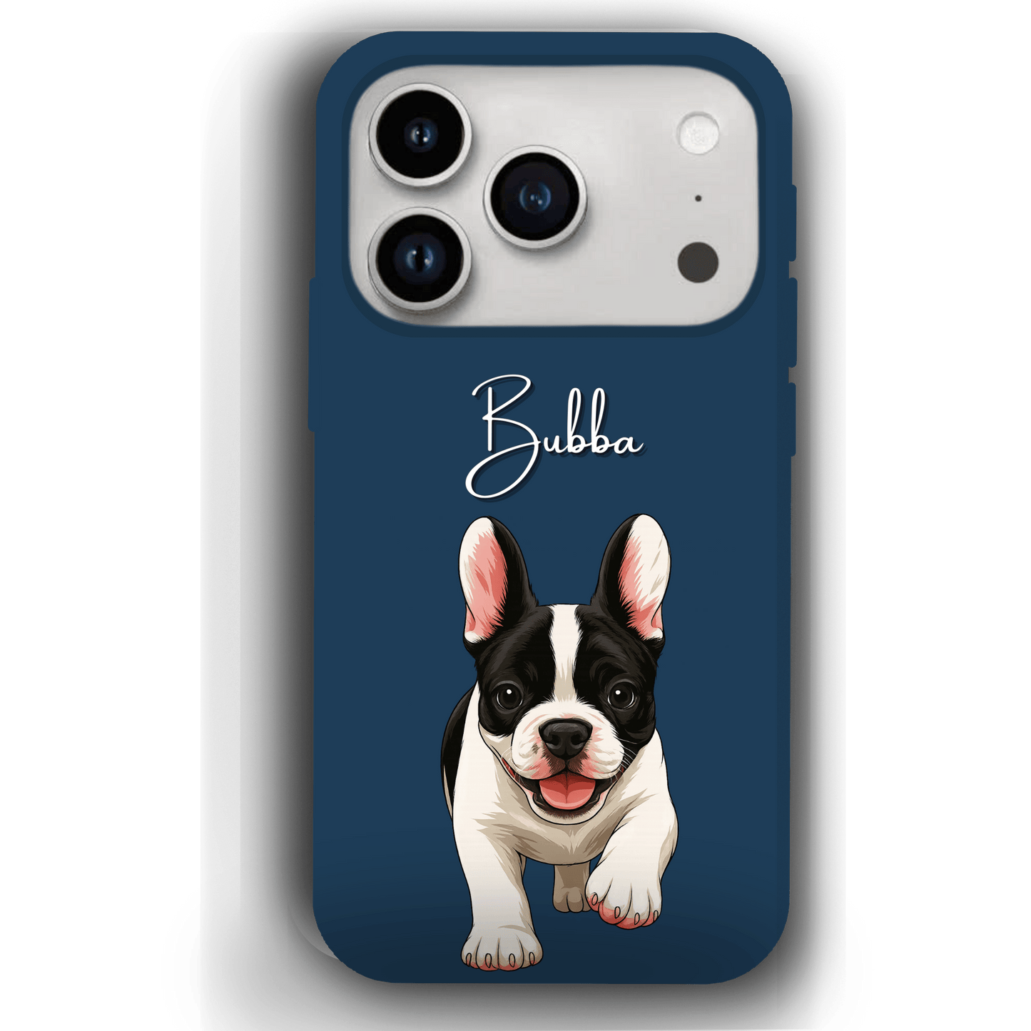 Custom Pet Phone Case for iPhone 17 by YingMart – Personalized Photo Cover with Pet Image & Name, Protective Case for Pet Lovers