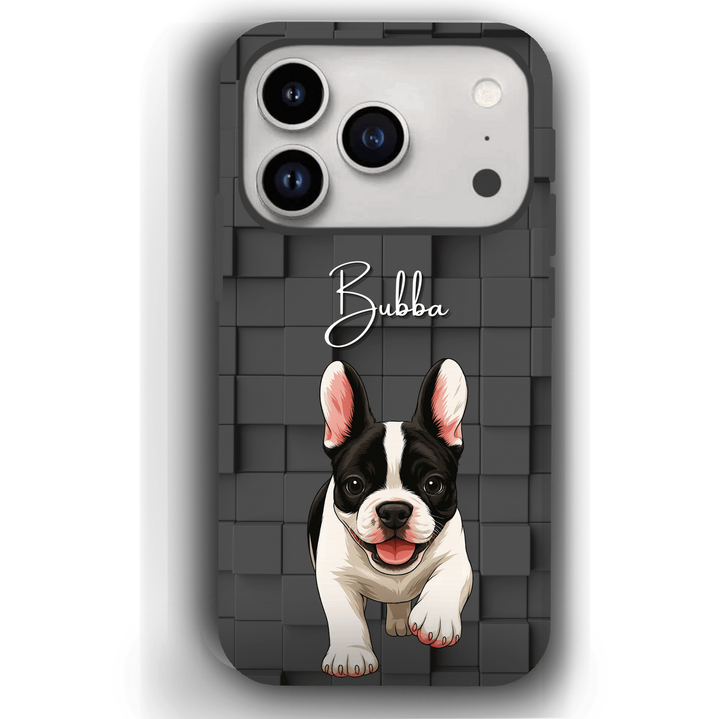 Custom Pet Phone Case for iPhone 17 by YingMart – Personalized Photo Cover with Pet Image & Name, Protective Case for Pet Lovers