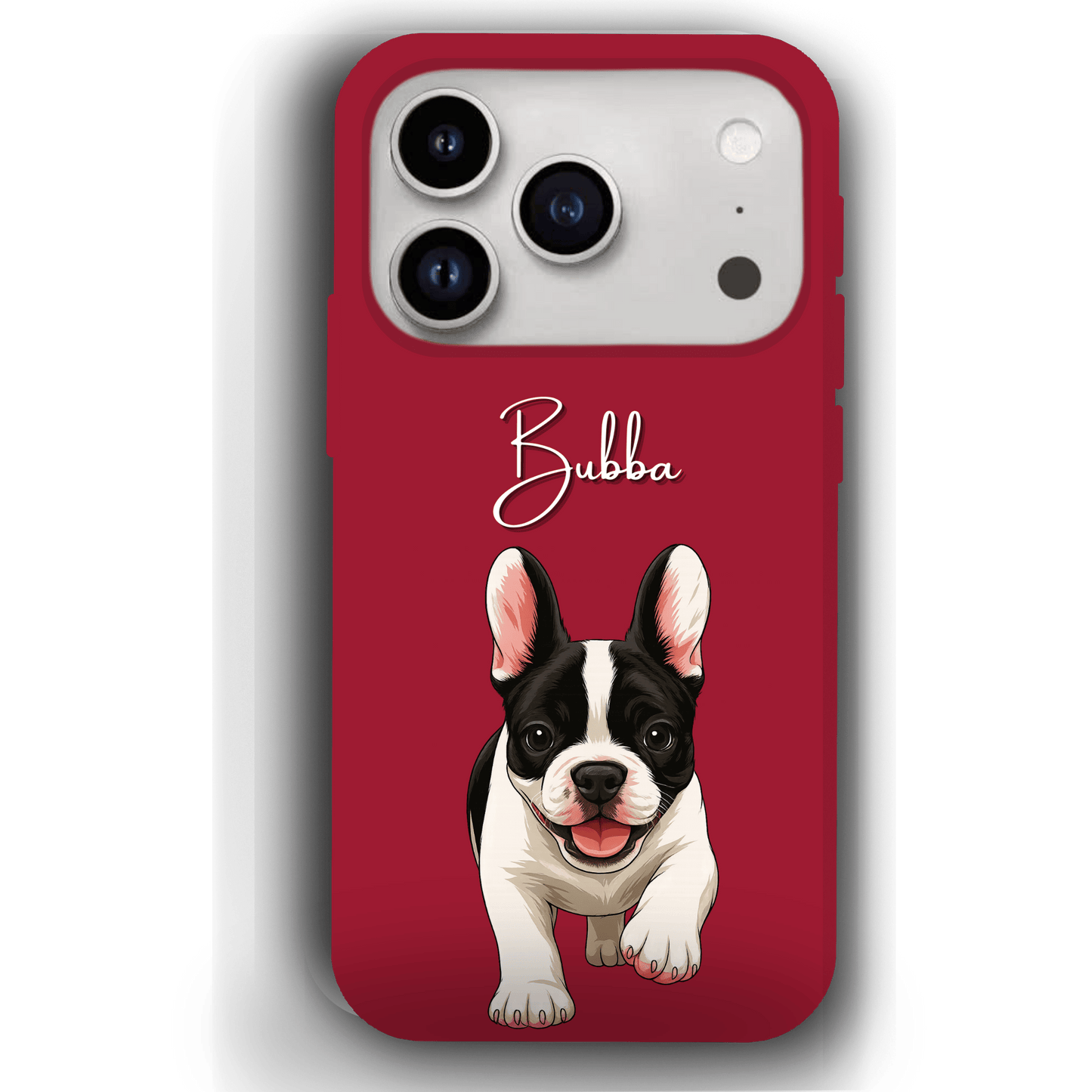 Custom Pet Phone Case for iPhone 17 by YingMart – Personalized Photo Cover with Pet Image & Name, Protective Case for Pet Lovers