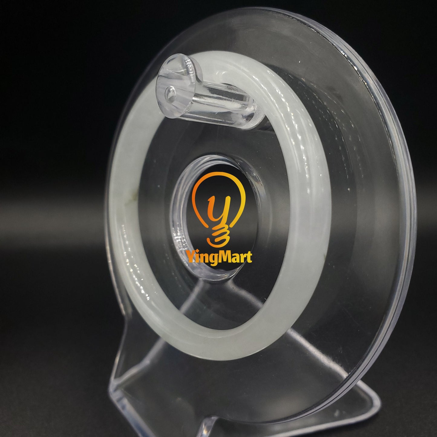 Yingmart 42-48mm Baby Size White Natural Jadeite Jade Bangle Bracelet, Real Gemstone Bracelet, Vintage Jewelry, Birthday Gift