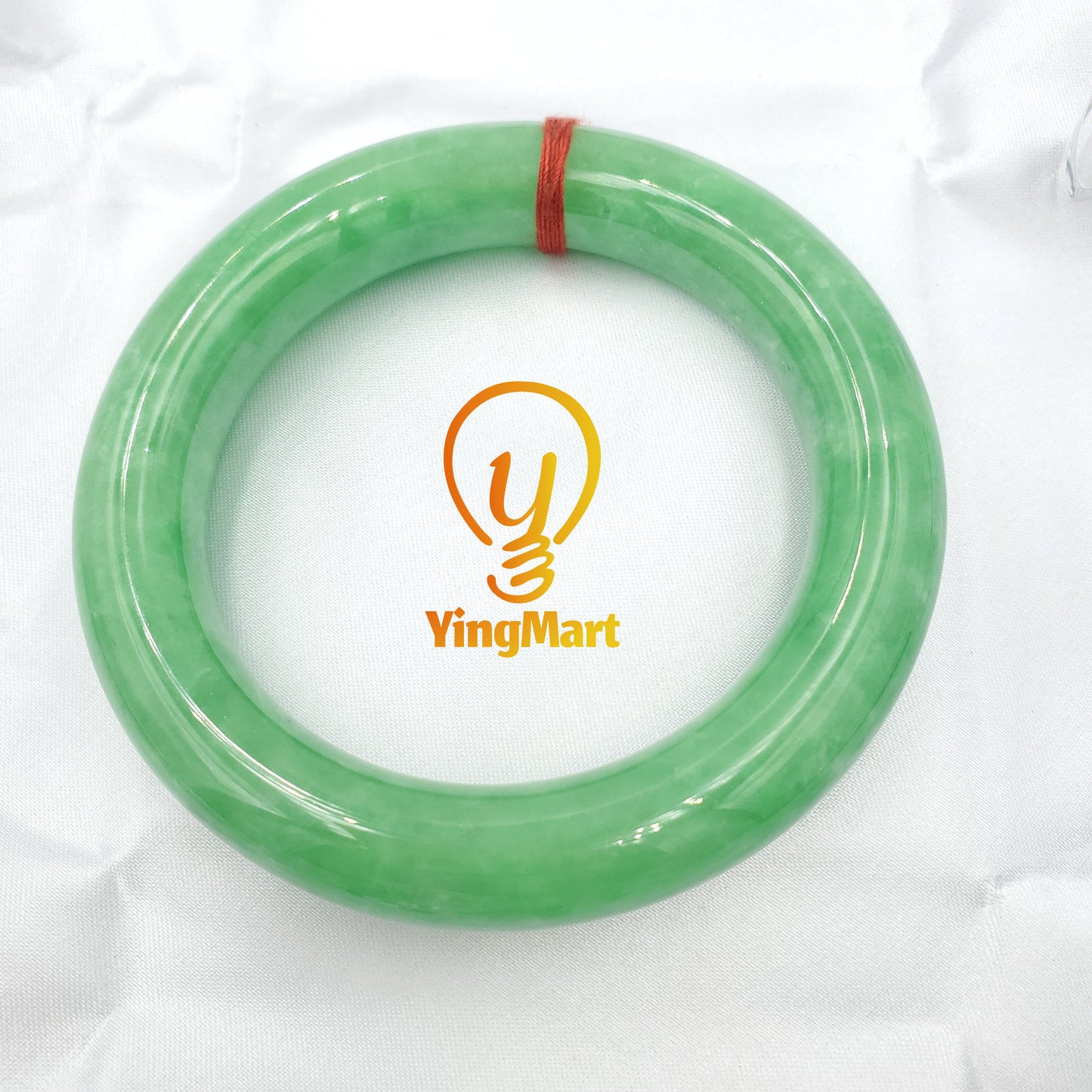 Green Jadeite Jade Bangle Bracelet 45–75mm | Vintage Gemstone Jewelry for Men – Mother's Day gift – Elegant Gift Bracelet for Sister Grandma