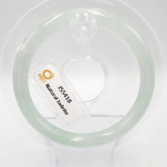 Yingmart 51mm SJC J55418 Certified Genuine Green Natural Jadeite Jade Bangle Bracelet, Real Gemstone, Jewelry,  Gift for her,Accessories