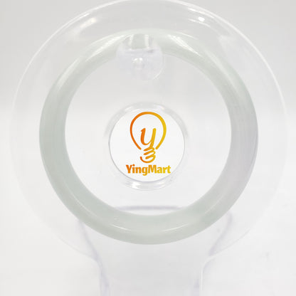 Yingmart 42-48mm Baby Size White Natural Jadeite Jade Bangle Bracelet, Real Gemstone Bracelet, Vintage Jewelry, Birthday Gift