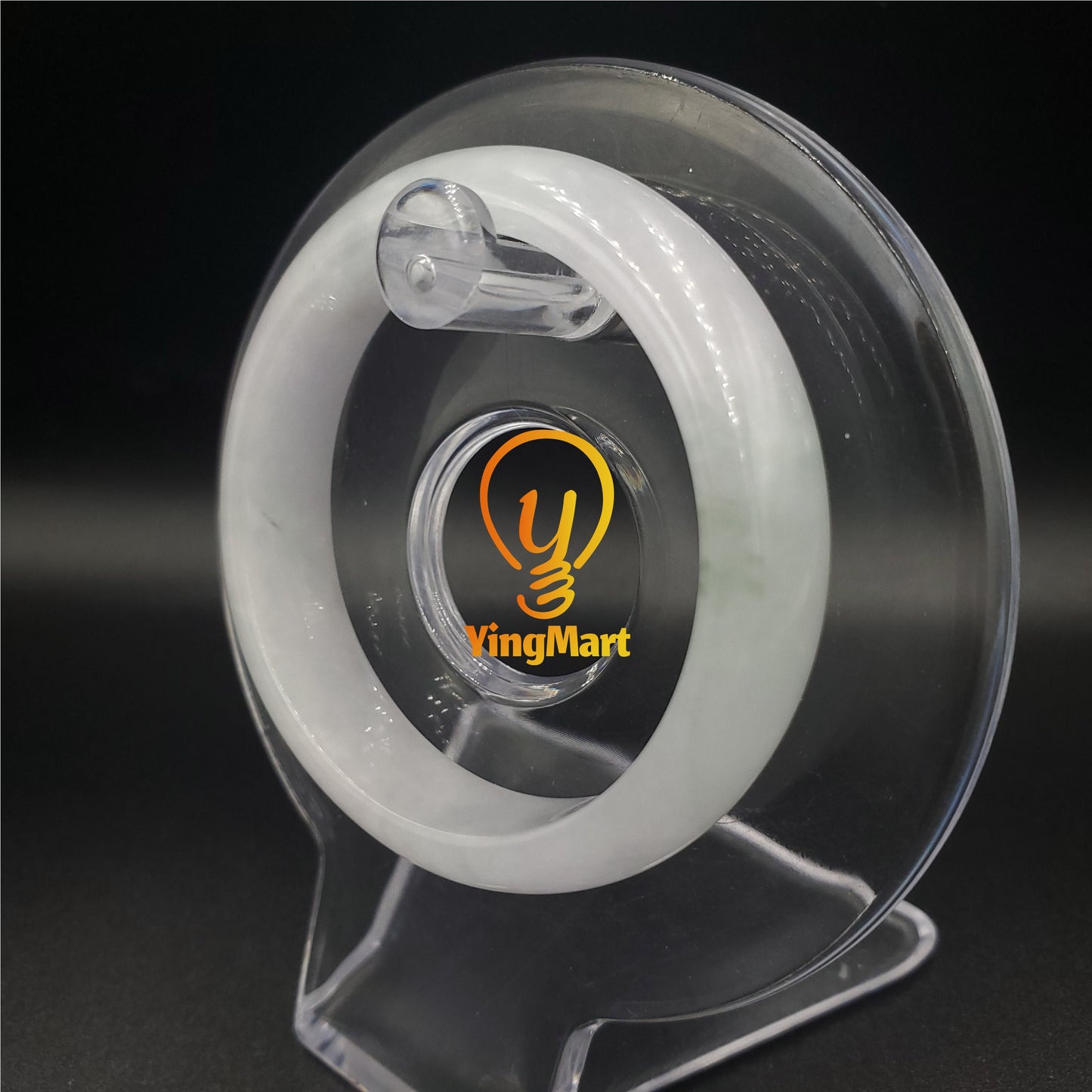 Yingmart 42-48mm Baby Size White Natural Jadeite Jade Bangle Bracelet, Real Gemstone Bracelet, Vintage Jewelry, Birthday Gift