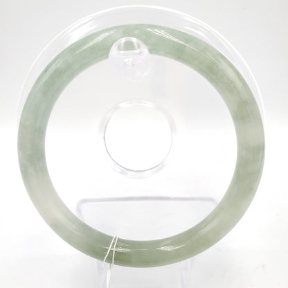 Yingmart 58mm Natural Green Jadeite Jade Bangle Bracelet, Real Gemstone, Vintage Jewelry, Gift for her, Accessories