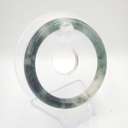 Yingmart 56mm Natural Green Jadeite Jade Bangle Bracelet, Real Gemstone, Vintage Jewelry, Gift for her, Accessories