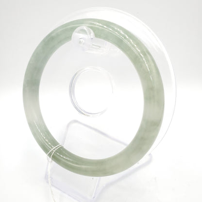 Yingmart 58mm Natural Green Jadeite Jade Bangle Bracelet, Real Gemstone, Vintage Jewelry, Gift for her, Accessories