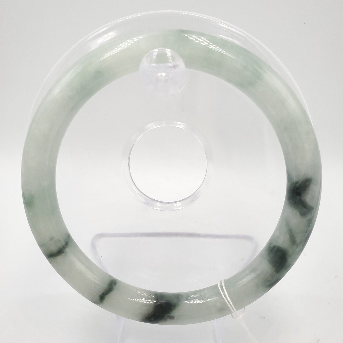 Yingmart 60mm Natural Green Jadeite Jade Bangle Bracelet, Real Gemstone, Vintage Jewelry, Gift for her, Accessories