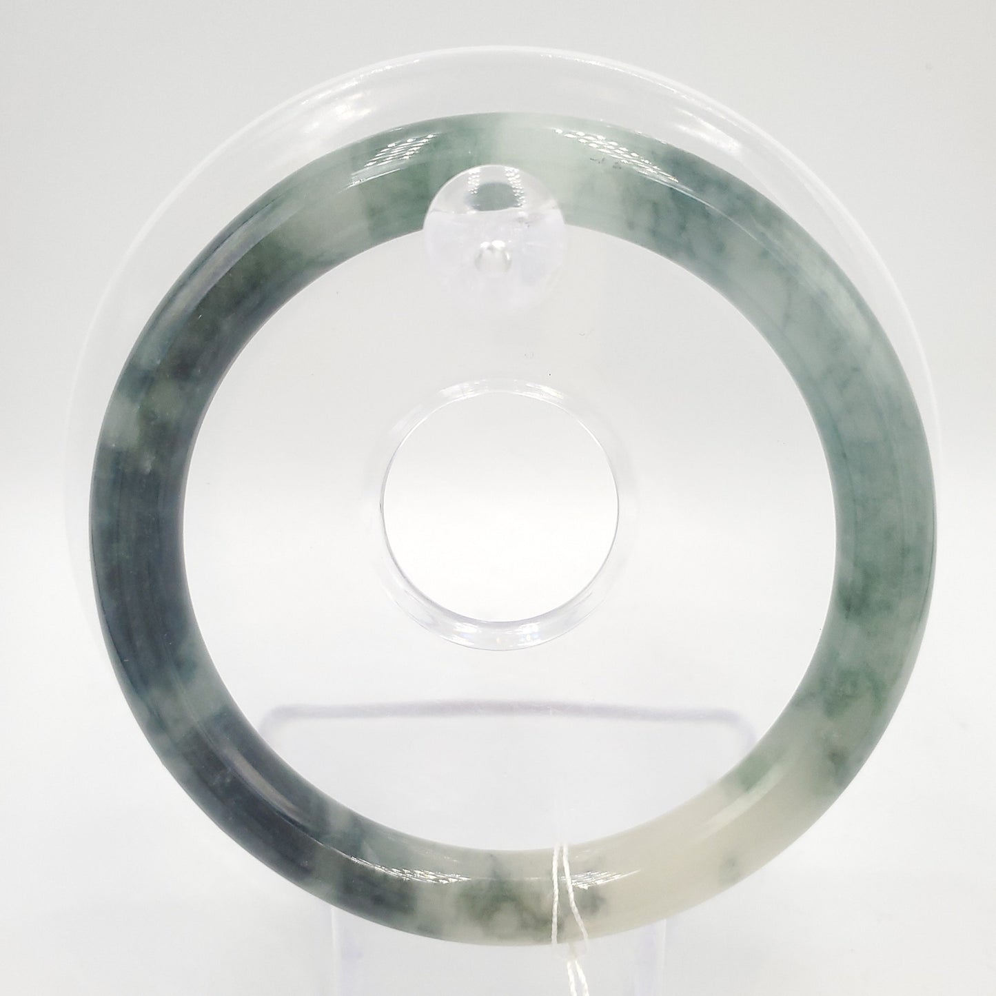 Yingmart 56mm Natural Green Jadeite Jade Bangle Bracelet, Real Gemstone, Vintage Jewelry, Gift for her, Accessories