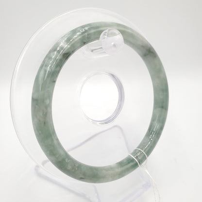 Yingmart 57mm Natural Jadeite Jade Bangle Bracelet, Real Gemstone, Vintage Jewelry, Gift for her, Accessories