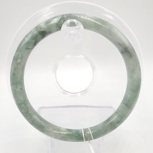Yingmart 57mm Natural Jadeite Jade Bangle Bracelet, Real Gemstone, Vintage Jewelry, Gift for her, Accessories