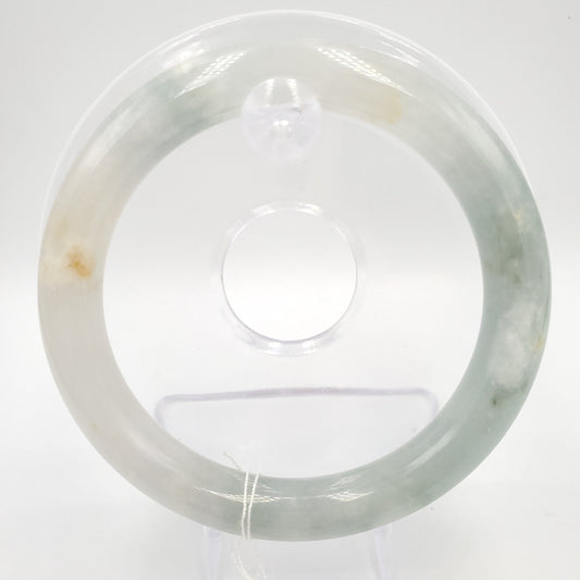 Yingmart 58mm Natural Green Jadeite Jade Bangle Bracelet, Real Gemstone, Vintage Jewelry, Gift for her, Accessories