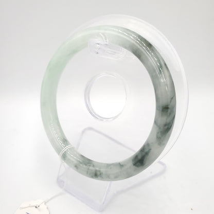 Yingmart 58mm Natural Jadeite Jade Bangle Bracelet, Real Gemstone, Vintage Jewelry, Gift for her, Accessories