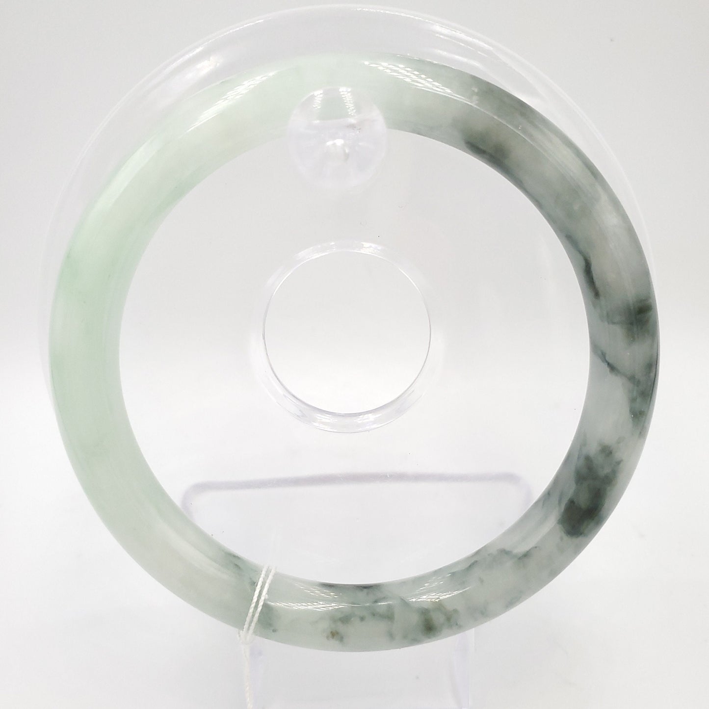 Yingmart 58mm Natural Jadeite Jade Bangle Bracelet, Real Gemstone, Vintage Jewelry, Gift for her, Accessories