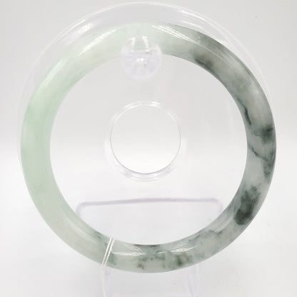 Yingmart 58mm Natural Jadeite Jade Bangle Bracelet, Real Gemstone, Vintage Jewelry, Gift for her, Accessories