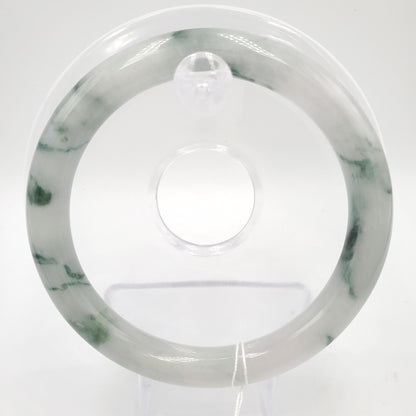 Yingmart 58mm Natural Green Jadeite Jade Bangle Bracelet, Real Gemstone, Vintage Jewelry, Gift for her, Accessories