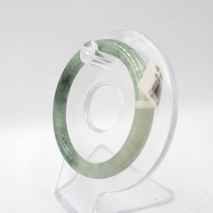 Yingmart 52mm IGG032123689 Certified Genuine Green Natural Jadeite Jade Bangle Bracelets, Real Gemstone Bracelet, Vintage Jewelry