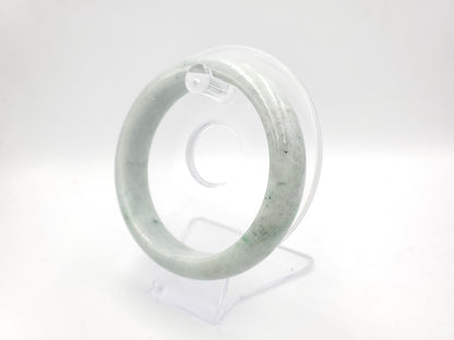 Yingmart 61mm Certified Genuine Natural Jadeite Jade Bangle Bracelet, Real Gemstone, Vintage Jewelry, Accessories