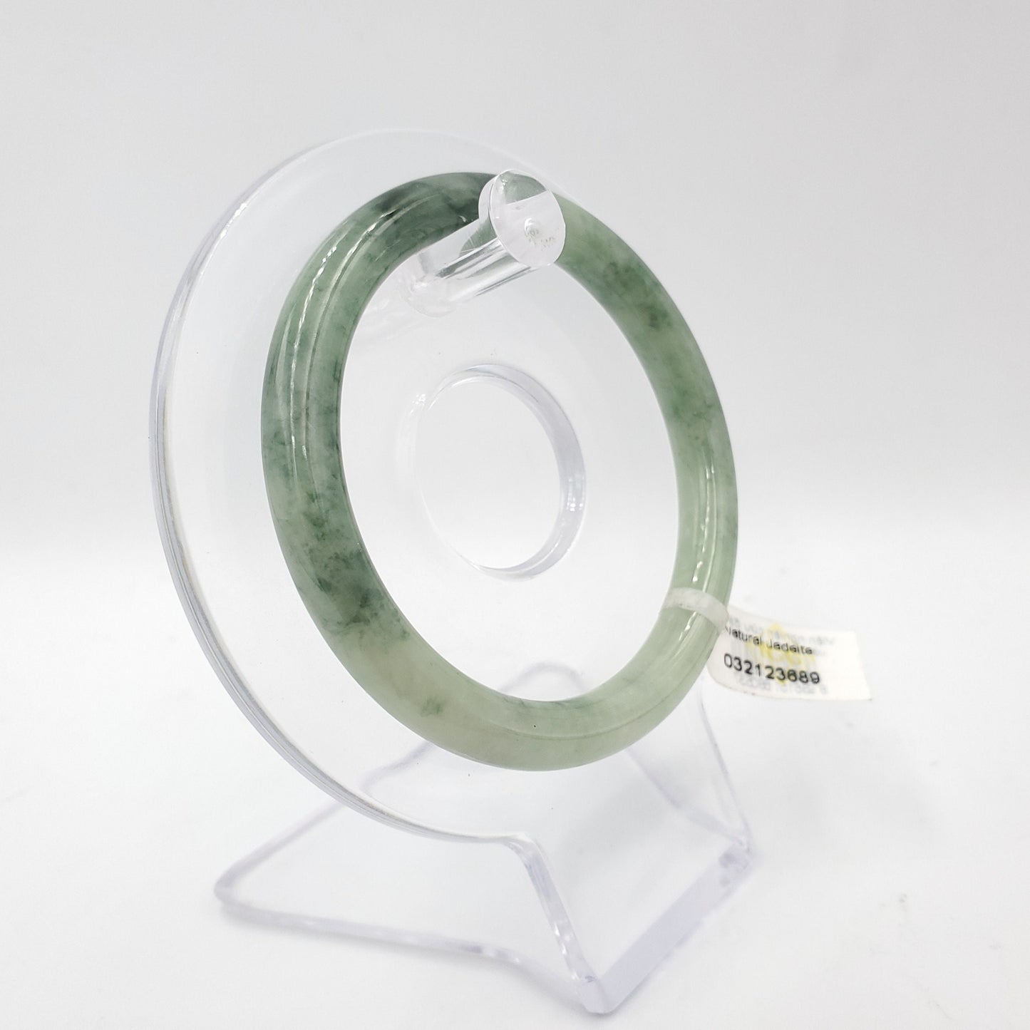 Yingmart 52mm IGG032123689 Certified Genuine Green Natural Jadeite Jade Bangle Bracelets, Real Gemstone Bracelet, Vintage Jewelry