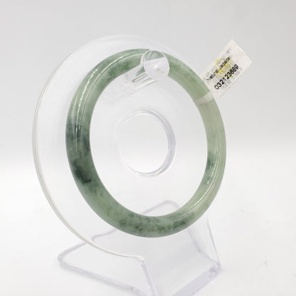 Yingmart 52mm IGG032123689 Certified Genuine Green Natural Jadeite Jade Bangle Bracelets, Real Gemstone Bracelet, Vintage Jewelry