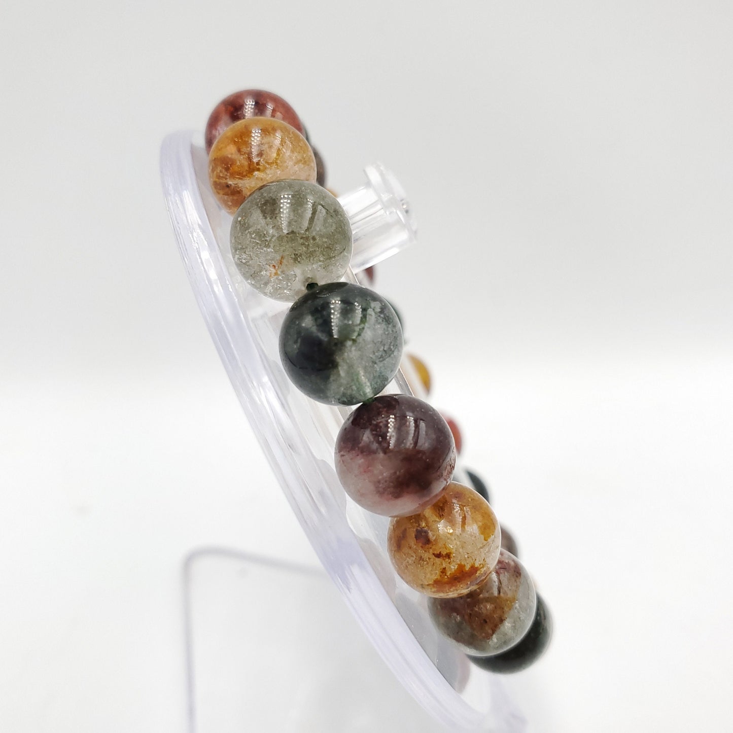 Yingmart Healing Lodolite | Ghost Quartz Bracelets, Real Gemstone Bracelet, Crystal Bracelet, Vintage Jewelry Gifts for Women, Mothers day