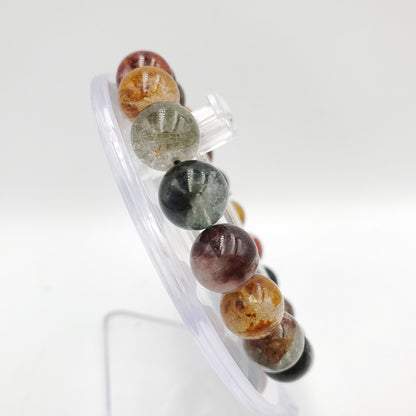 Yingmart Healing Lodolite | Ghost Quartz Bracelets, Real Gemstone Bracelet, Crystal Bracelet, Vintage Jewelry Gifts for Women, Mothers day