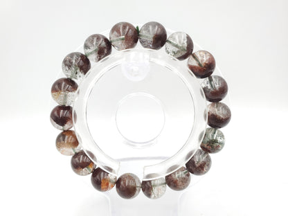 Yingmart Ghost Quartz Brown Bracelets, Real Gemstone Bracelet, Crystal Bracelet, Vintage Jewelry Gifts for Women, Mothers day