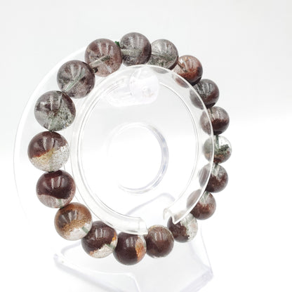 Yingmart Ghost Quartz Brown Bracelets, Real Gemstone Bracelet, Crystal Bracelet, Vintage Jewelry Gifts for Women, Mothers day