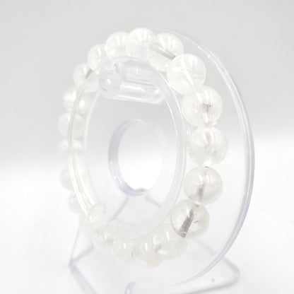 Yingmart 6mm to 13mm Natural White Quartz Chain/Beaded Bracelet,Real Gemstone,Vintage Jewelry, Accessories