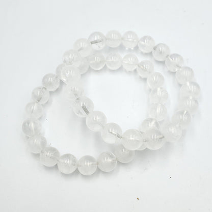 Yingmart 6mm to 13mm Natural White Quartz Chain/Beaded Bracelet,Real Gemstone,Vintage Jewelry, Accessories