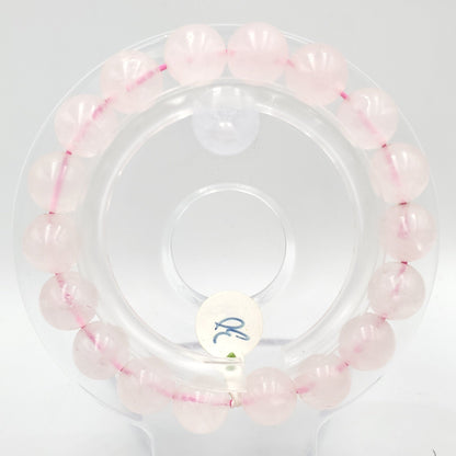 Yingmart 8mm 10mm 12mm Natural Rose/Pink Quartz Chain/Beaded Bracelet,Real Gemstone,Vintage Jewelry, Accessories