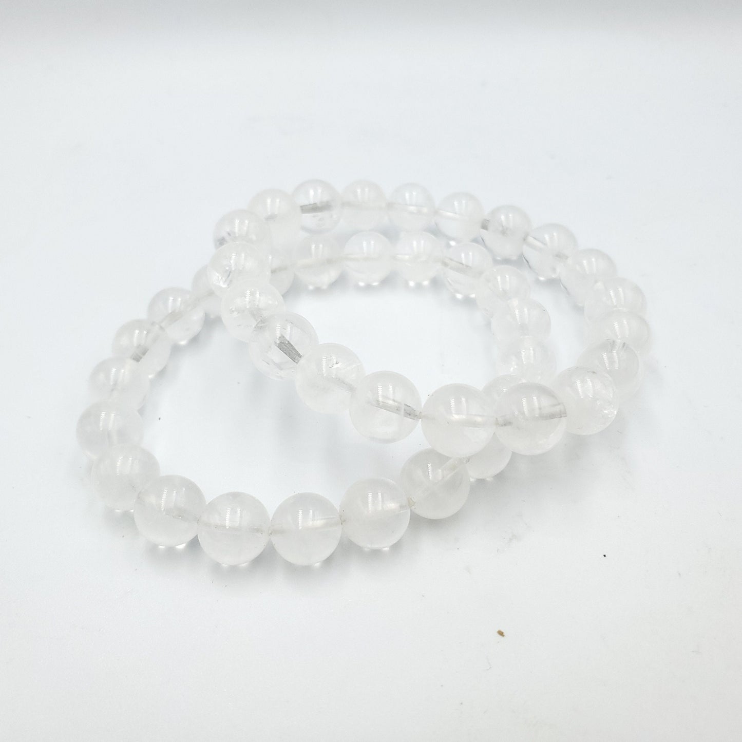 Yingmart 6mm to 13mm Natural White Quartz Chain/Beaded Bracelet,Real Gemstone,Vintage Jewelry, Accessories