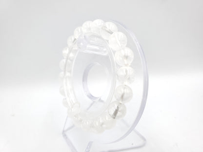 Yingmart 6mm to 13mm Natural White Quartz Chain/Beaded Bracelet,Real Gemstone,Vintage Jewelry, Accessories