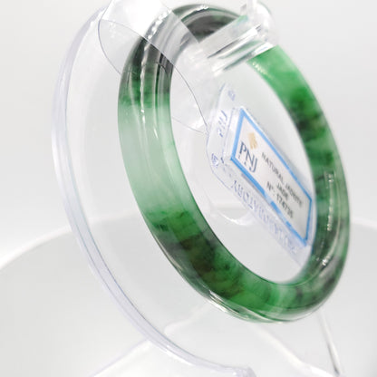 Yingmart 51mm PNJ174735 Certified Natural Light Green Jade Jadeite Bangle  Bracelets, Real Gemstone Bracelet, Vintage Jewelry