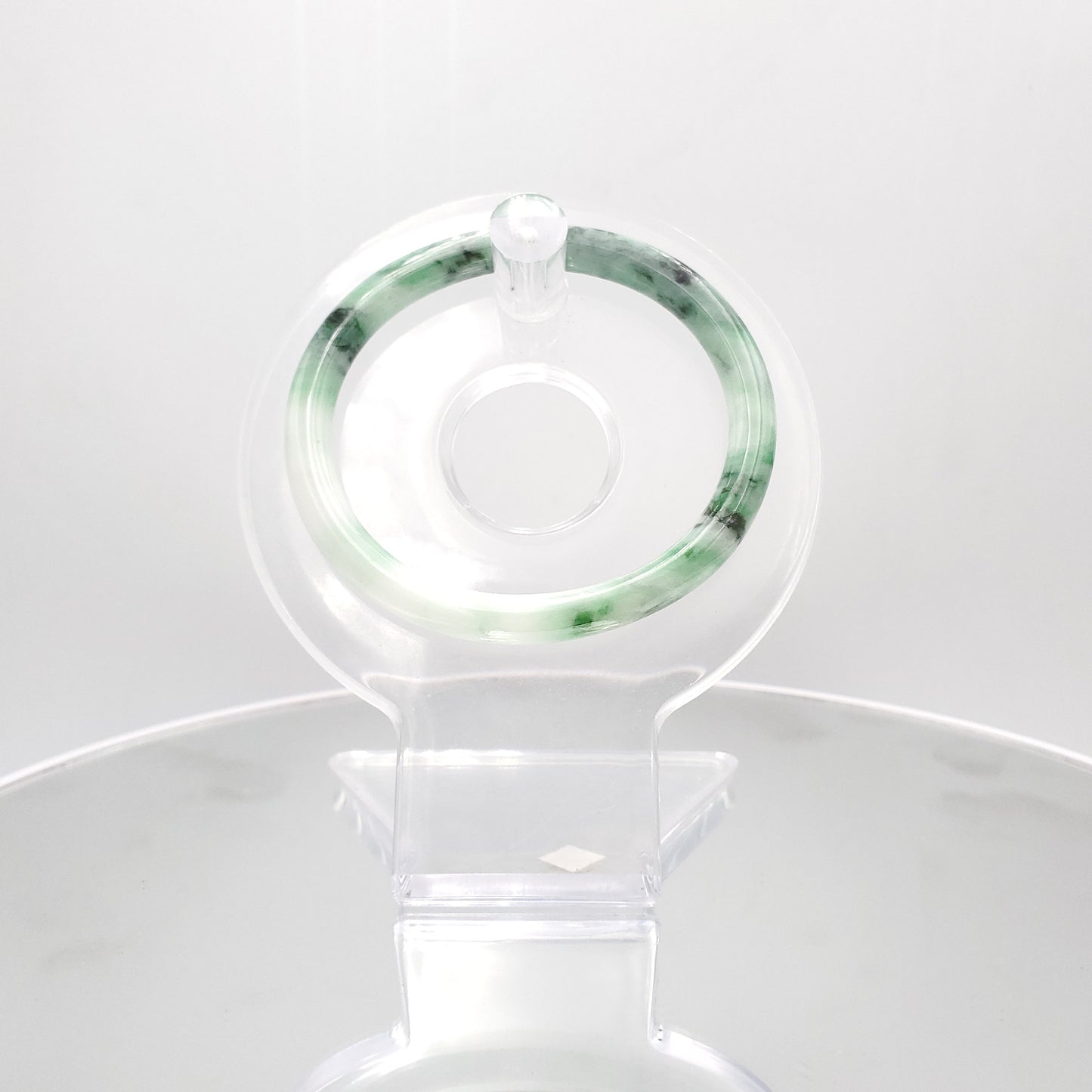 Yingmart 54mm Certified Grade A Jade Light Green & Green, Natural Jadeite Bracelet, Vintage Jewelry, jade jewelry, Accessories