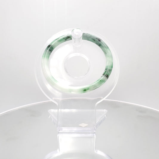 Yingmart 54mm Certified Grade A Jade Light Green & Green, Natural Jadeite Bracelet, Vintage Jewelry, jade jewelry, Accessories