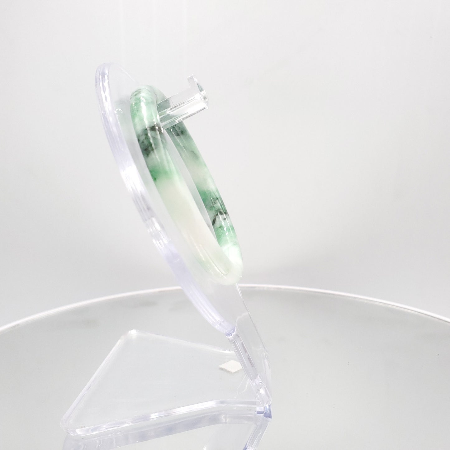 Yingmart 54mm Certified Grade A Jade Light Green & Green, Natural Jadeite Bracelet, Vintage Jewelry, jade jewelry, Accessories