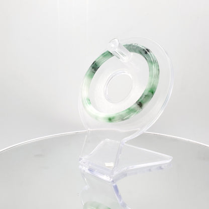 Yingmart 54mm Certified Grade A Jade Light Green & Green, Natural Jadeite Bracelet, Vintage Jewelry, jade jewelry, Accessories